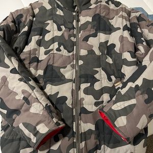 Detre camo puffer jacket